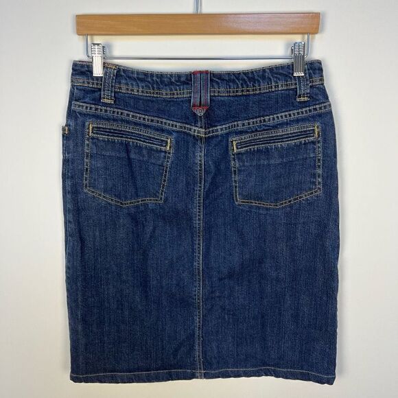 Boden Denim Jean Skirt Dark Wash women’s size UK 14L US 10L - Picture 2 of 12